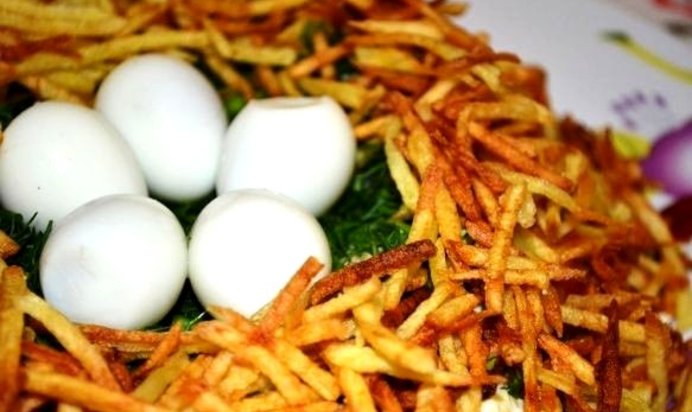 Салат Глухариное гнездо