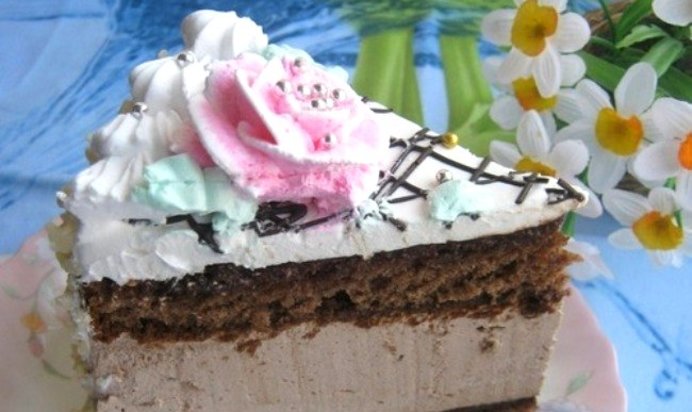 Шоколадный мусс для торта