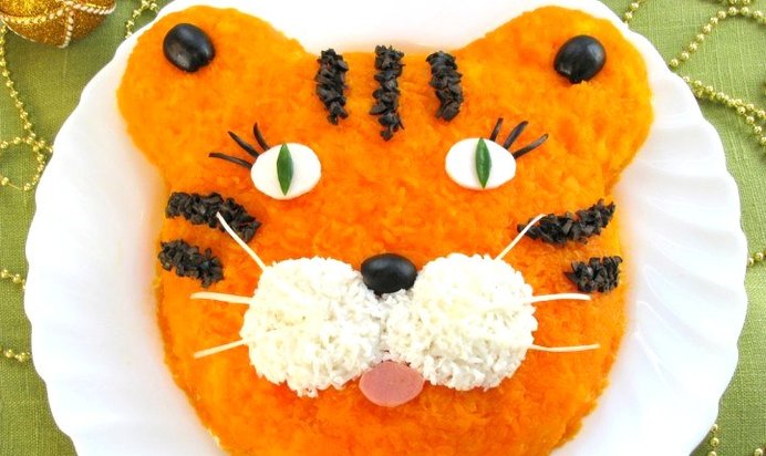 Салат «Тигренок»