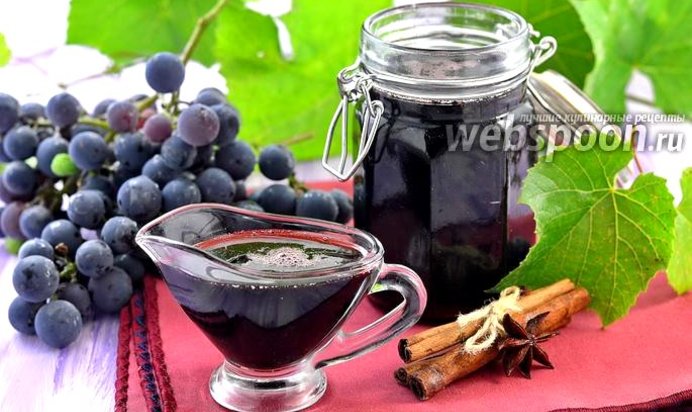 Сироп из красного вина