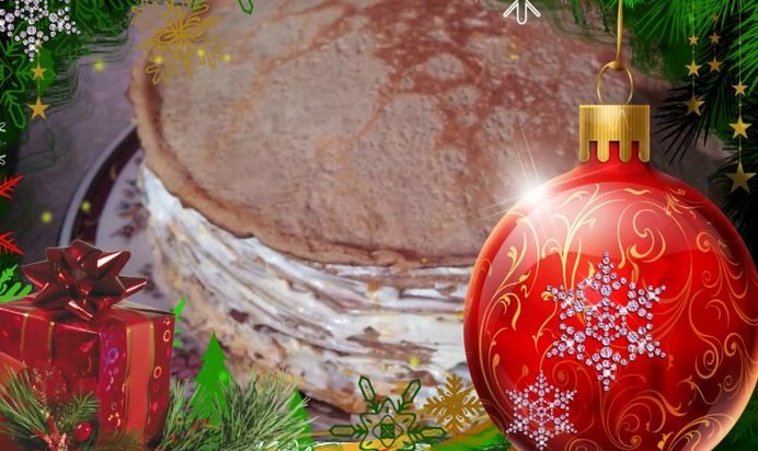 Торт из куриной печени с чесноком