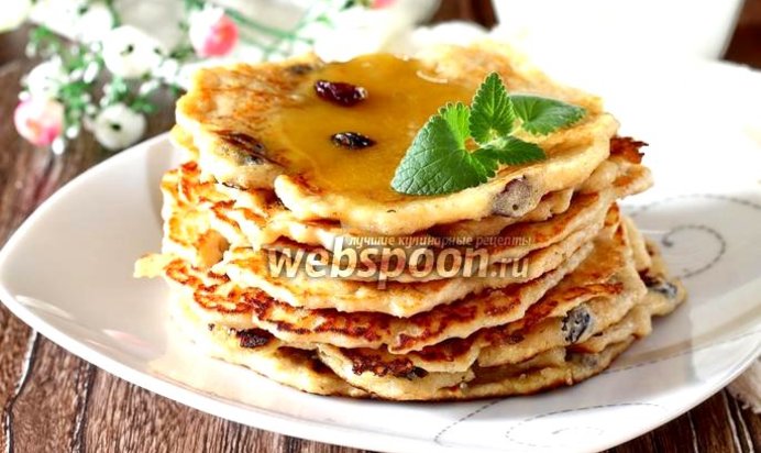 Оладьи из овсяных хлопьев