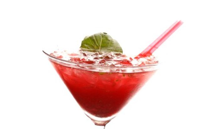 Вишнево-мятный коктейль