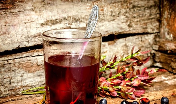 Морс из черники