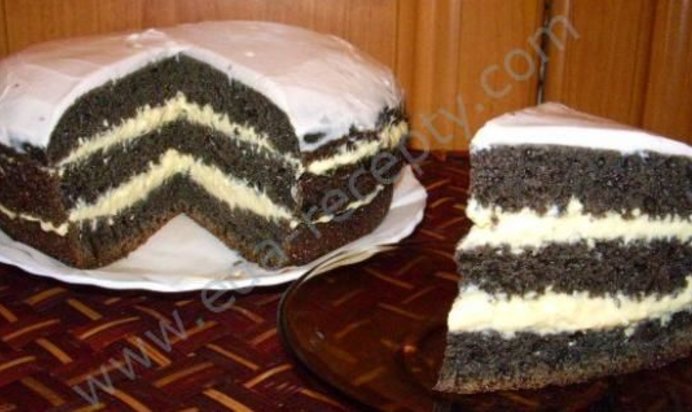 Торт из черемухи