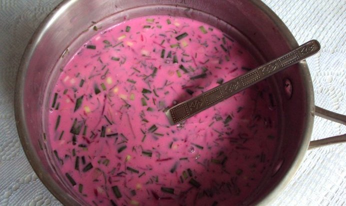 Свекольник из сырых овощей