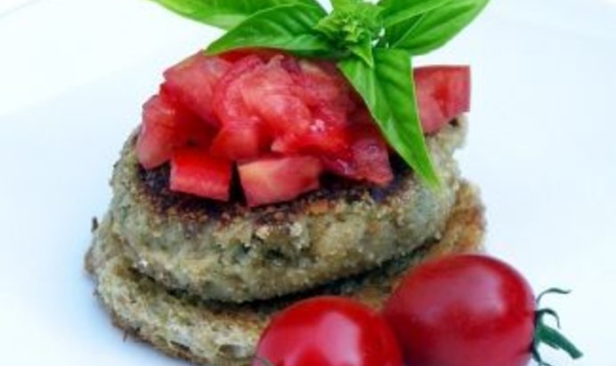 Баклажановый гамбургер