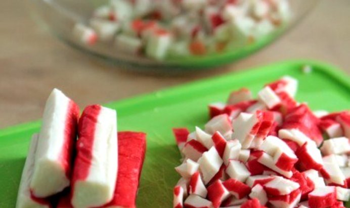 Салат-коктейль из морепродуктов