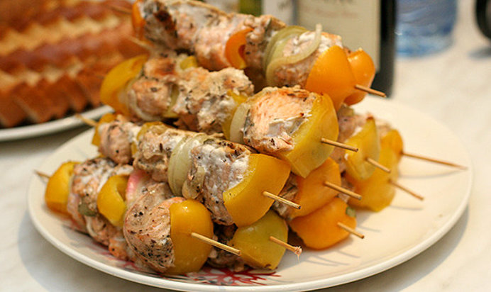 Шашлычок из рыбы