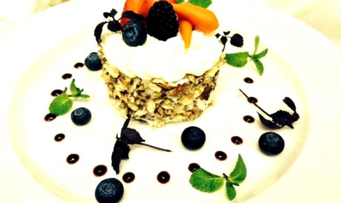 Морковный торт с глазурью