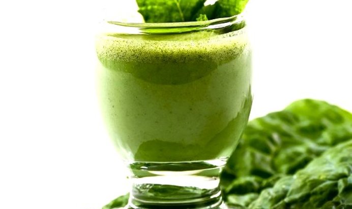 Зеленый фреш с фруктами