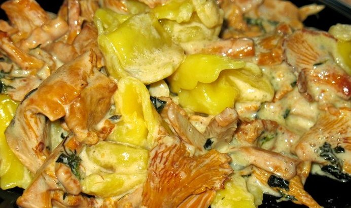 Тортеллини с грибами