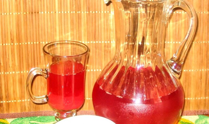 Морс из красной и черной смородины