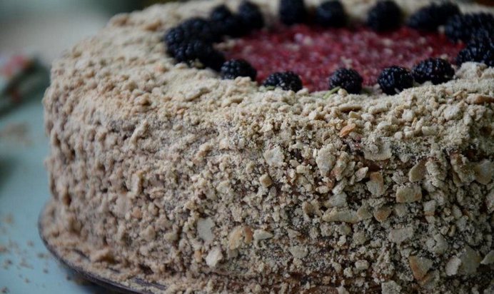 Торт на сковороде