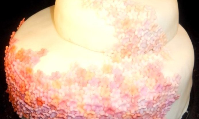 Торт на рубиновую свадьбу