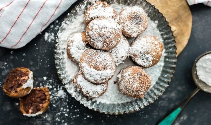 Жареные трюфельные мини-брауни