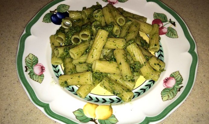 Тортильони с базиликом