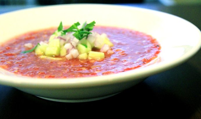 Сыроедческий гаспачо