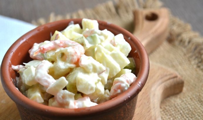 Салат Коктейль с креветками