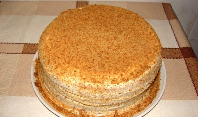 Сметанник на скорую руку