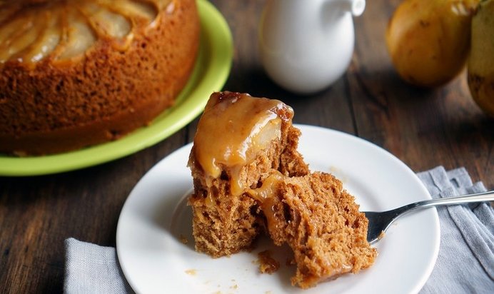 Торт с грушевым кремом