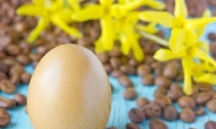 Крашеные яйца кофе (коричневые)