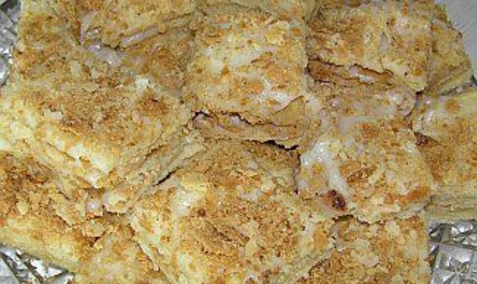 Торт Наполеон с заварным кремом