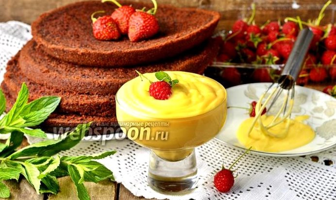 Крем «пломбир» для торта