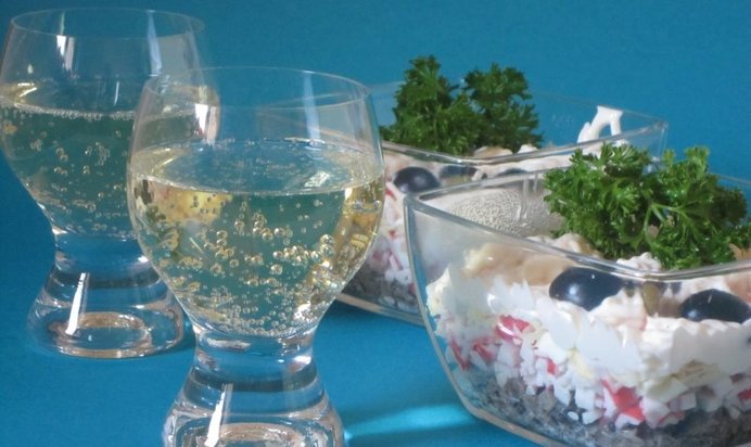 Салат Грибная полянка