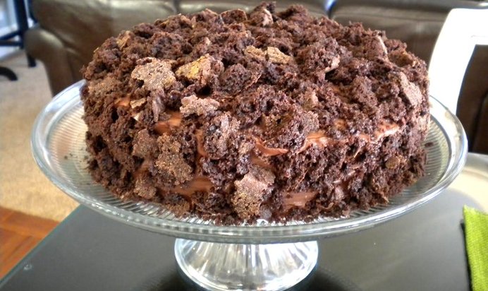 Шоколадный торт Черная вуаль