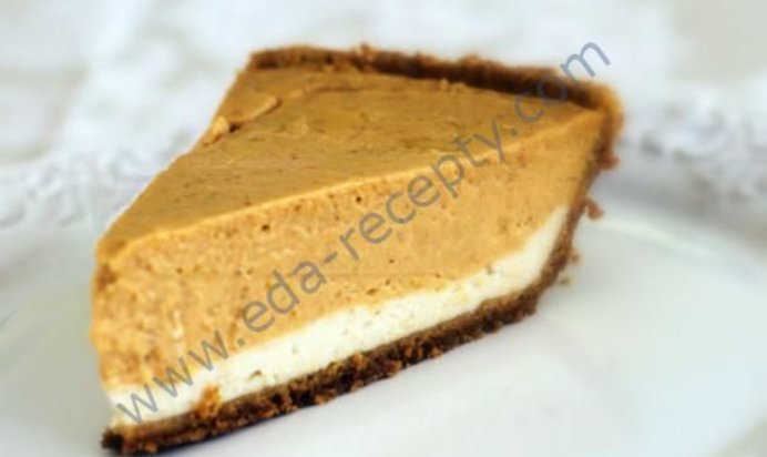 Торт чизкейк тыквенный с крем сыром