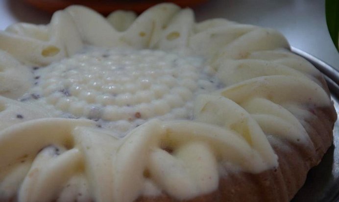 Тортик без выпечки с ананасами