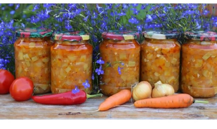 Лечо с кабачками