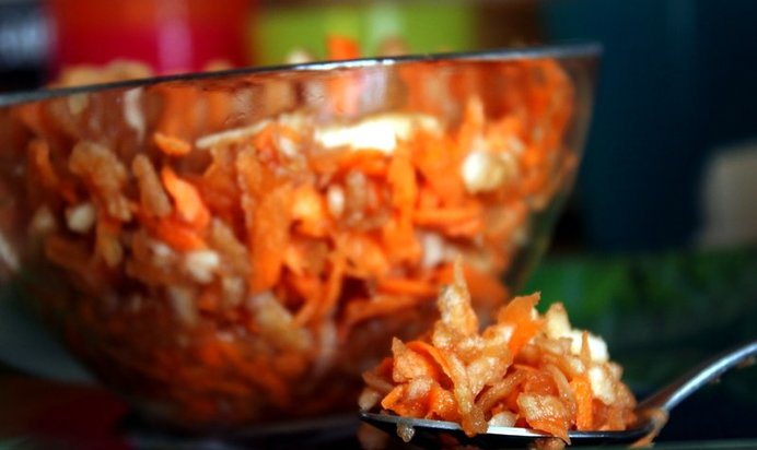 Салат Любовь морковь