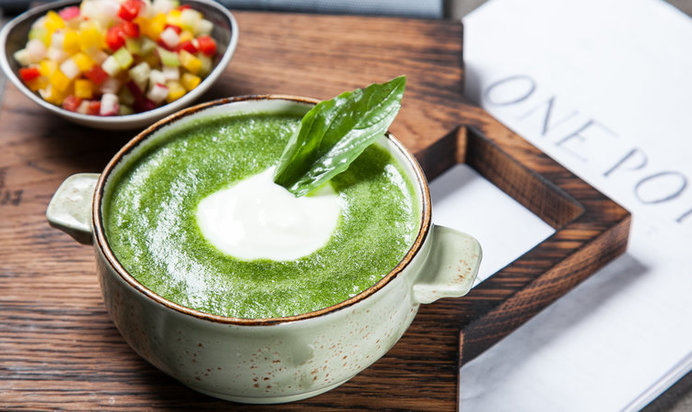 Огуречно-перечный гаспачо