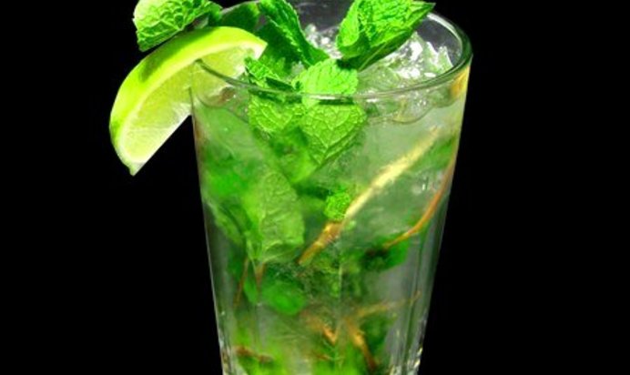 Мохито с яблочным соком