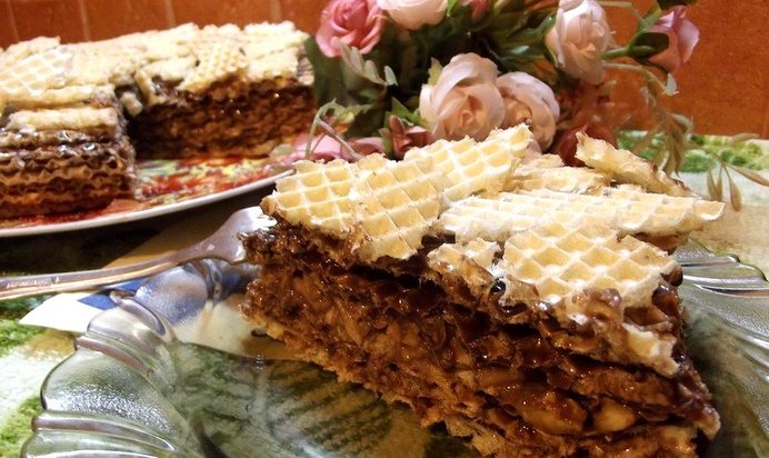 Вафельный торт по новому