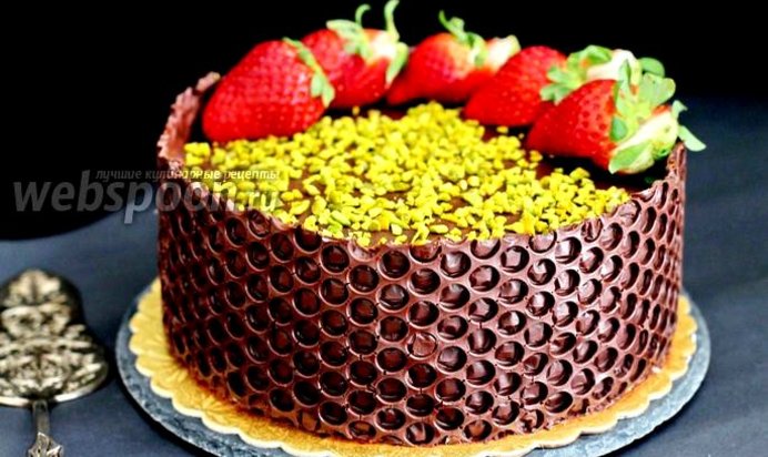 Шоколадно-апельсиновый торт