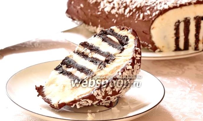 Торт из шоколадного печенья