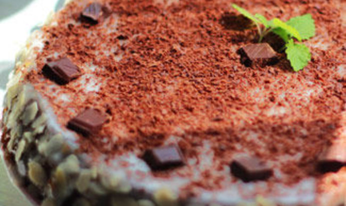 Торт с черникой