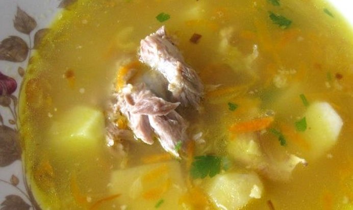 Гороховый суп с бараниной