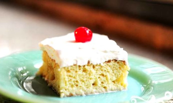 Пирог со сгущенным молоком