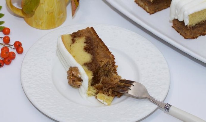 Морковно-ореховые пирожные