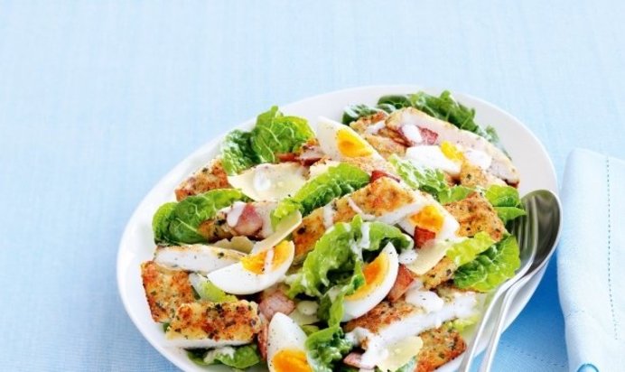 Новогодний салат Цезарь