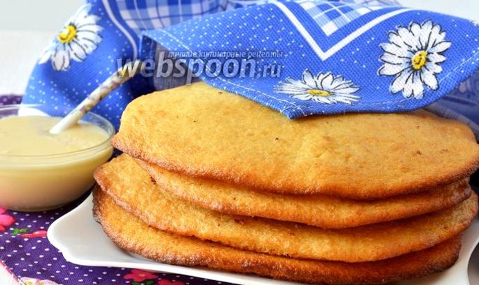 Молочные коржи для торта