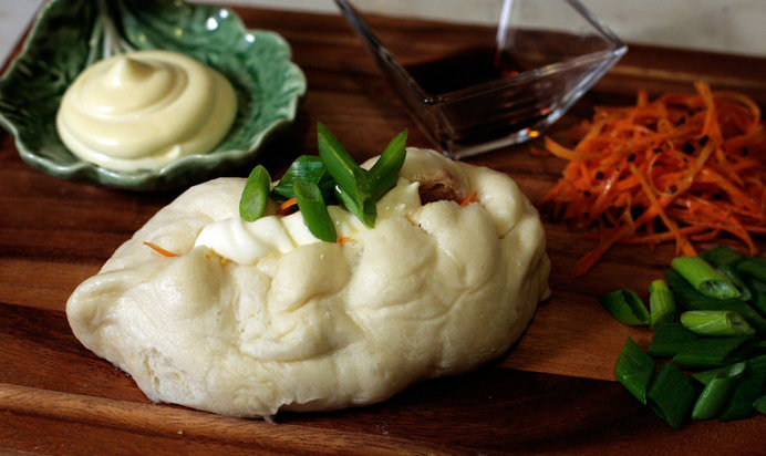 Корейские паровые пирожки