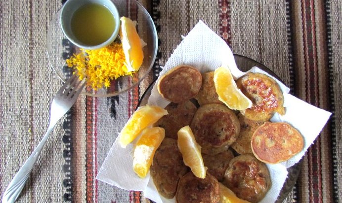 Апельсиновые оладьи