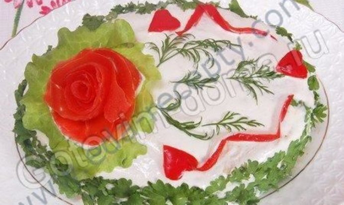 Закусочный мясной торт