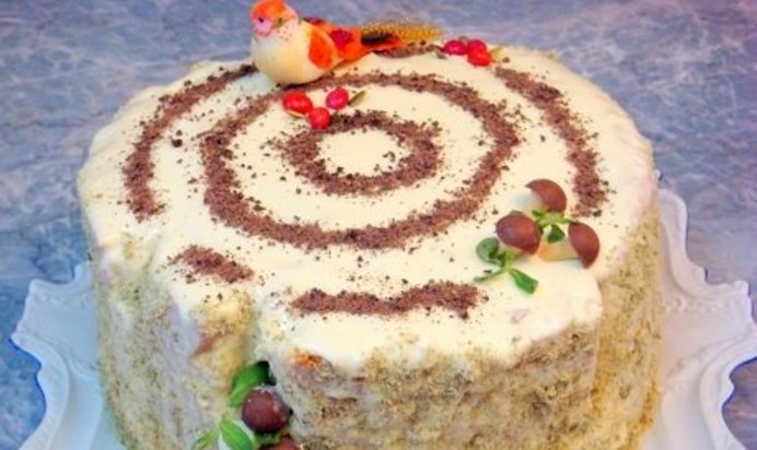 Торт бисквитный Сладкий пень