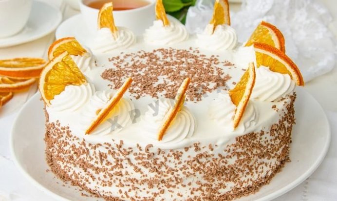 Апельсиновый торт